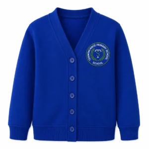 Cardigan with School Logo
